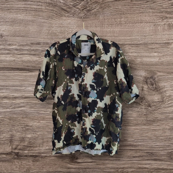 Foliago Cuba Linen Shirt in Multi OAS - Picture 5 of 8